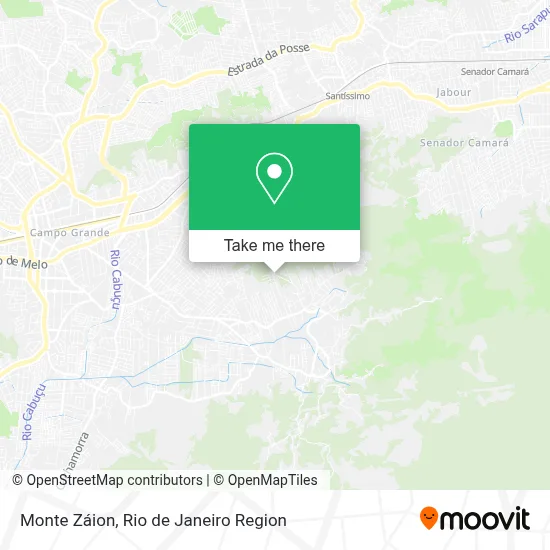 Monte Záion map