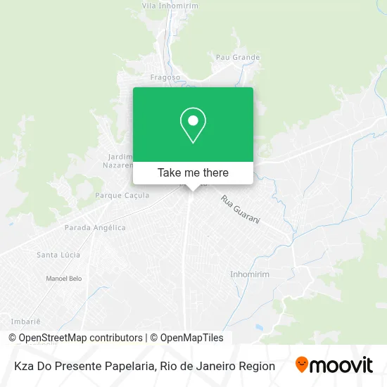 Kza Do Presente Papelaria map