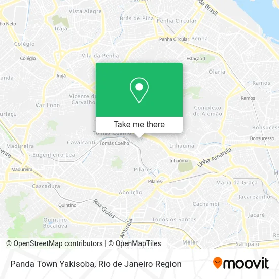 Panda Town Yakisoba map