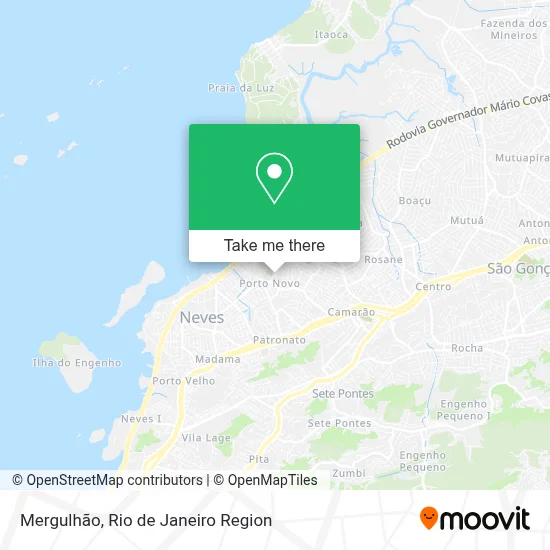 Mergulhão map