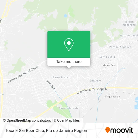 Toca E Sai Beer Club map