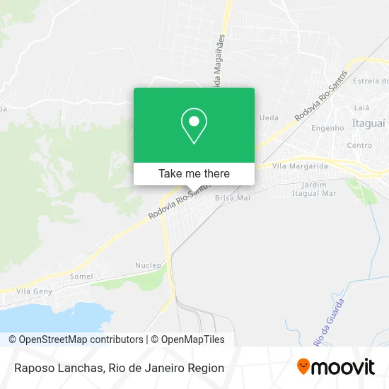 Raposo Lanchas map