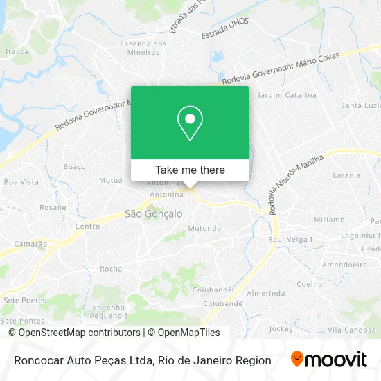 Roncocar Auto Peças Ltda map