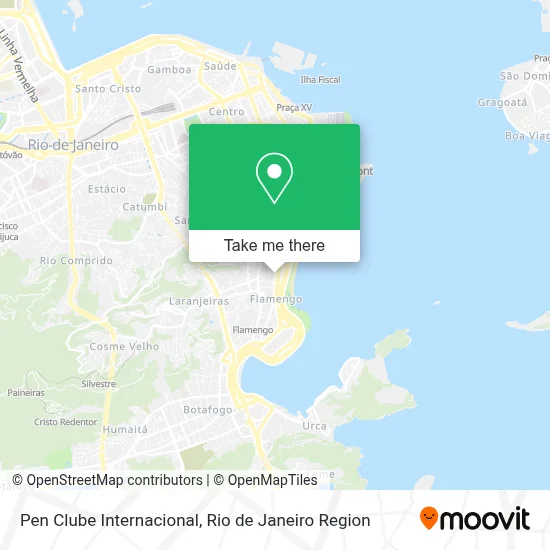 Pen Clube Internacional map