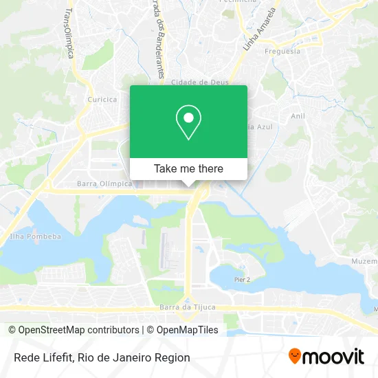 Rede Lifefit map