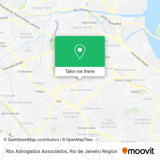 Rbs Advogados Associados map