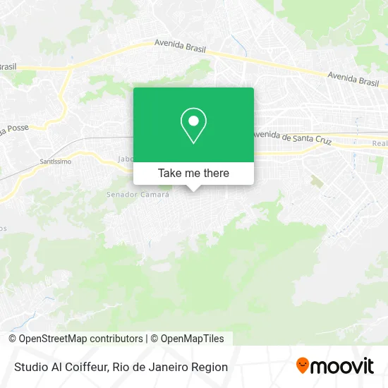 Studio Al Coiffeur map