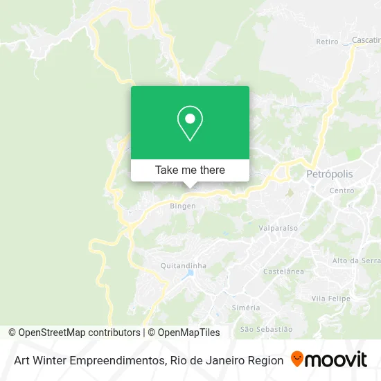 Art Winter Empreendimentos map