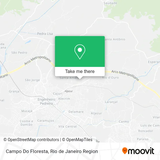 Campo Do Floresta map