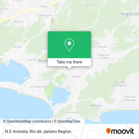 N.E Imoveis map
