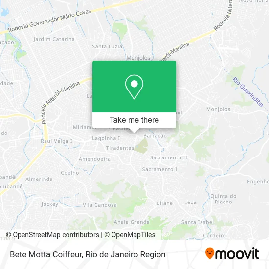 Bete Motta Coiffeur map