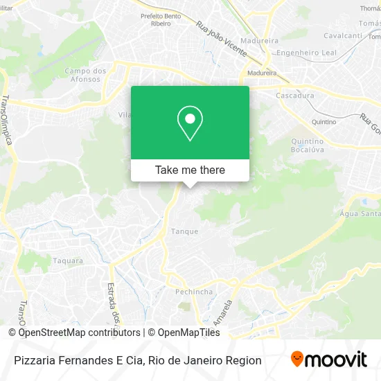 Pizzaria Fernandes E Cia map