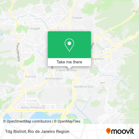 Tdg Bistrot map