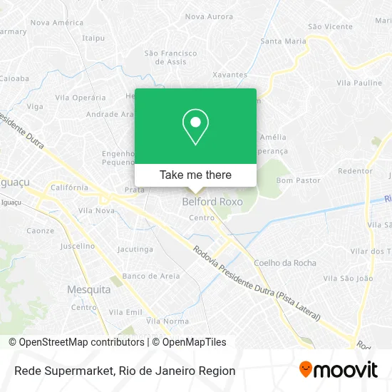 Rede Supermarket map