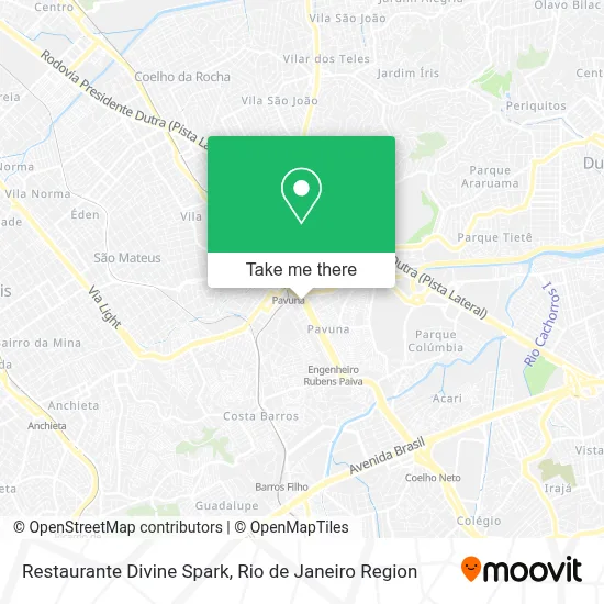 Restaurante Divine Spark map