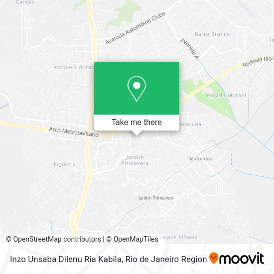 Inzo Unsaba Dilenu Ria Kabila map