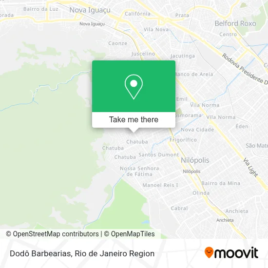 Dodô Barbearias map