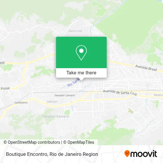 Boutique Encontro map