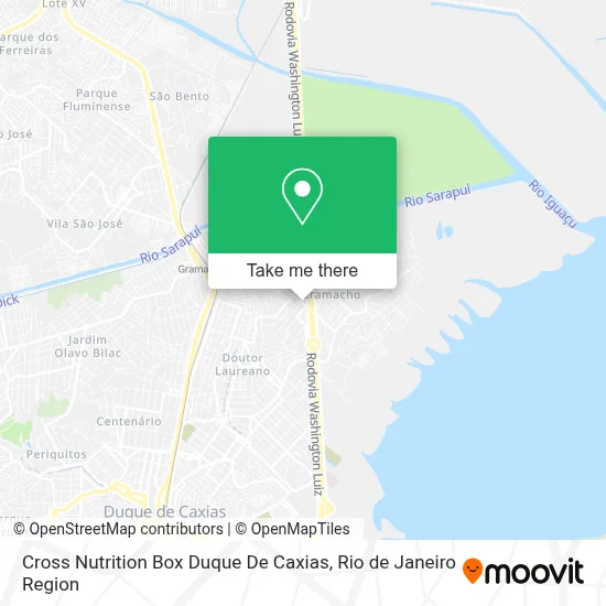Cross Nutrition Box Duque De Caxias map