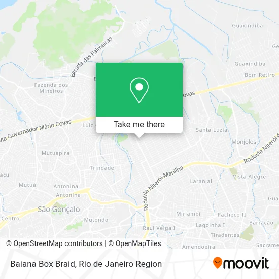 Baiana Box Braid map