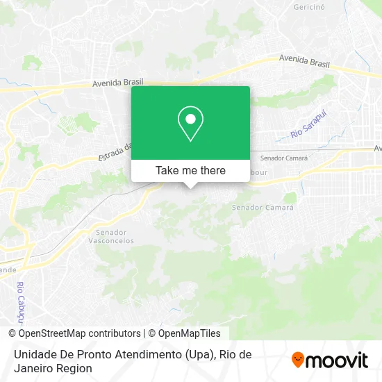 Unidade De Pronto Atendimento (Upa) map