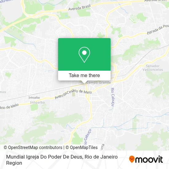 Mundial Igreja Do Poder De Deus map