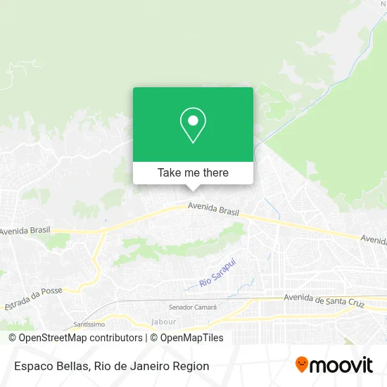 Espaco Bellas map
