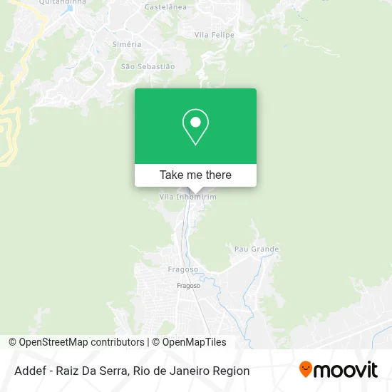 Addef - Raiz Da Serra map