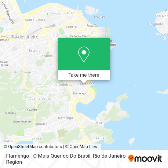 Flamengo - O Mais Querido Do Brasil map
