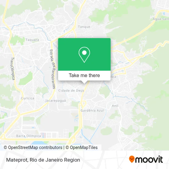 Mateprot map