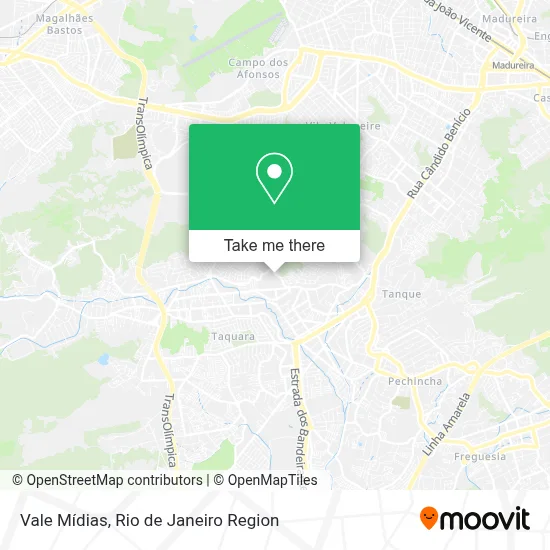 Vale Mídias map