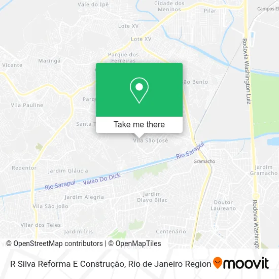 R Silva Reforma E Construção map