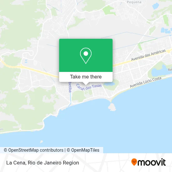 La Cena map