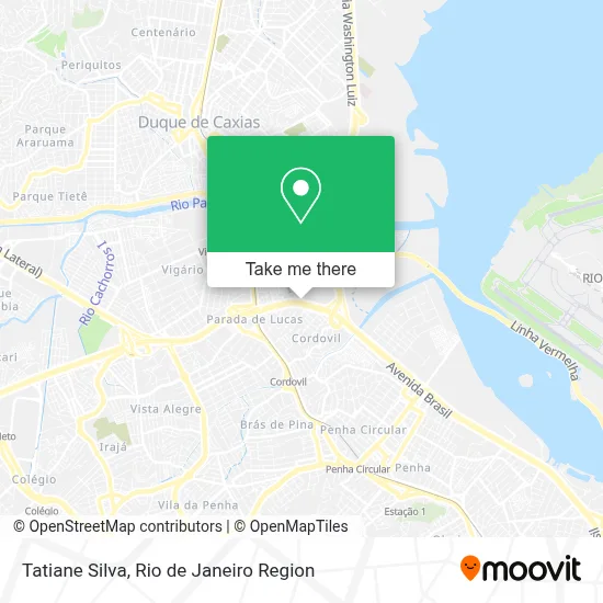 Tatiane Silva map
