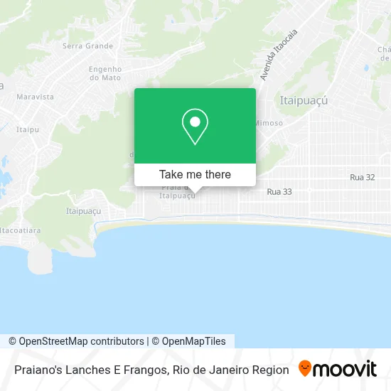Praiano's Lanches E Frangos map