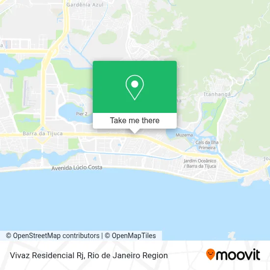 Vivaz Residencial Rj map