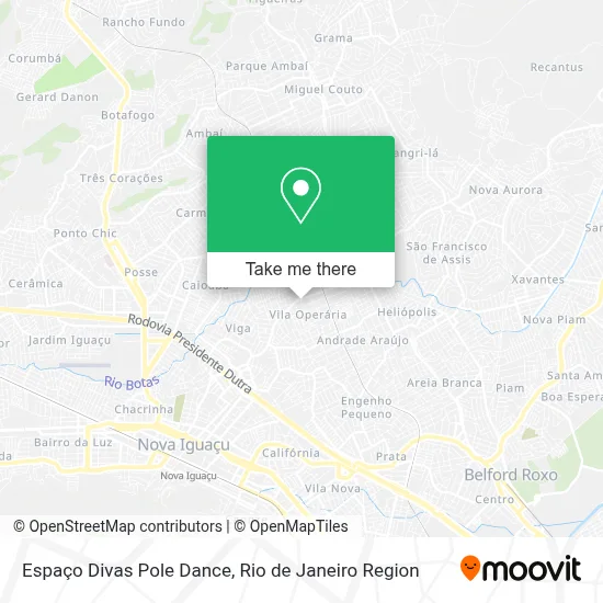 Espaço Divas Pole Dance map