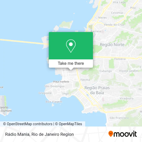 Rádio Mania map