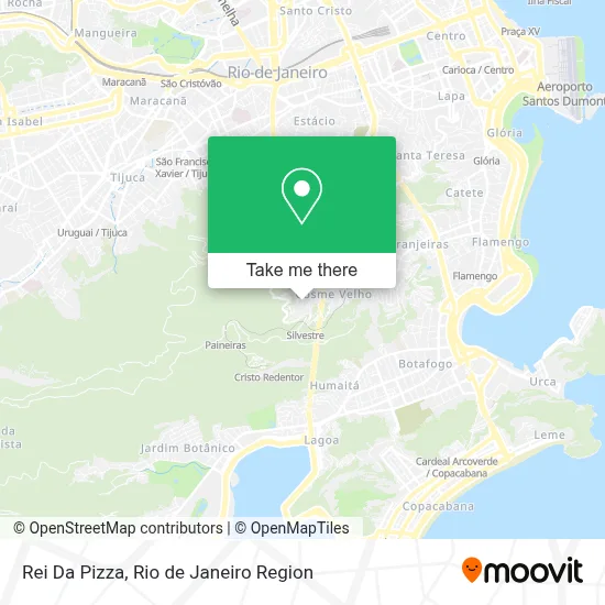 Rei Da Pizza map
