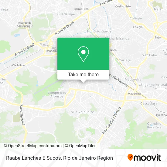 Raabe Lanches E Sucos map