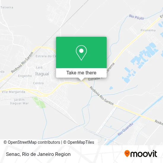 Senac map