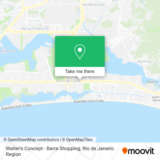 Walter's Concept - Barra Shopping map