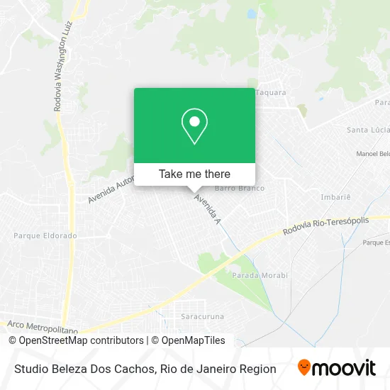 Studio Beleza Dos Cachos map
