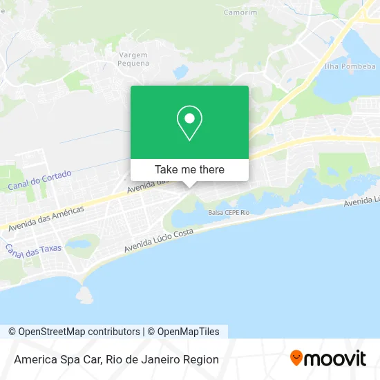 America Spa Car map