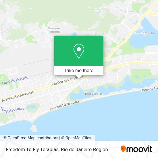 Freedom To Fly Terapias map