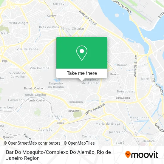 Bar Do Mosquito / Complexo Do Alemão map