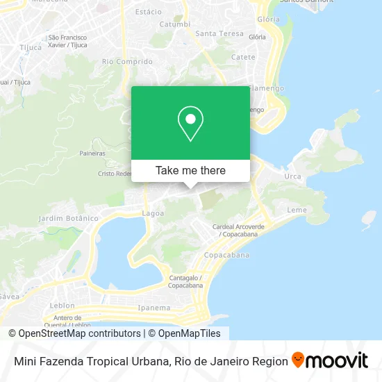 Mini Fazenda Tropical Urbana map