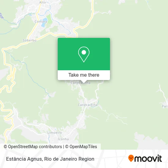 Estância Agnus map