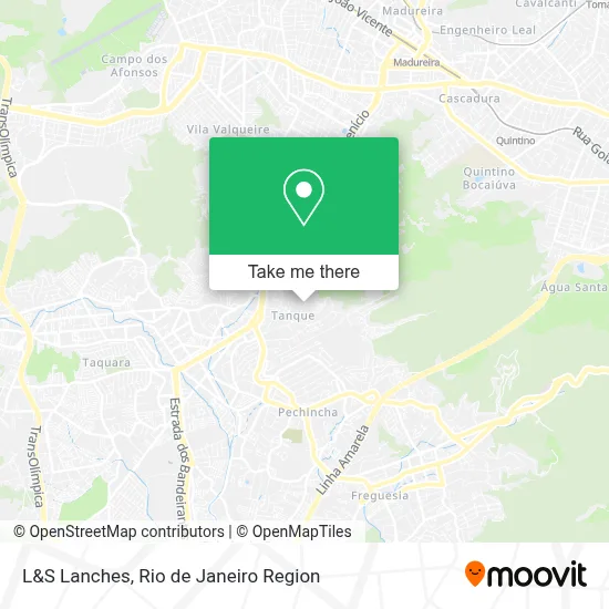 L&S Lanches map