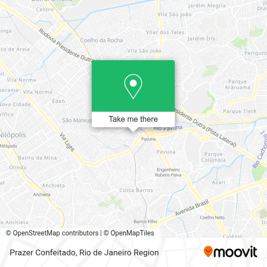 Prazer Confeitado map